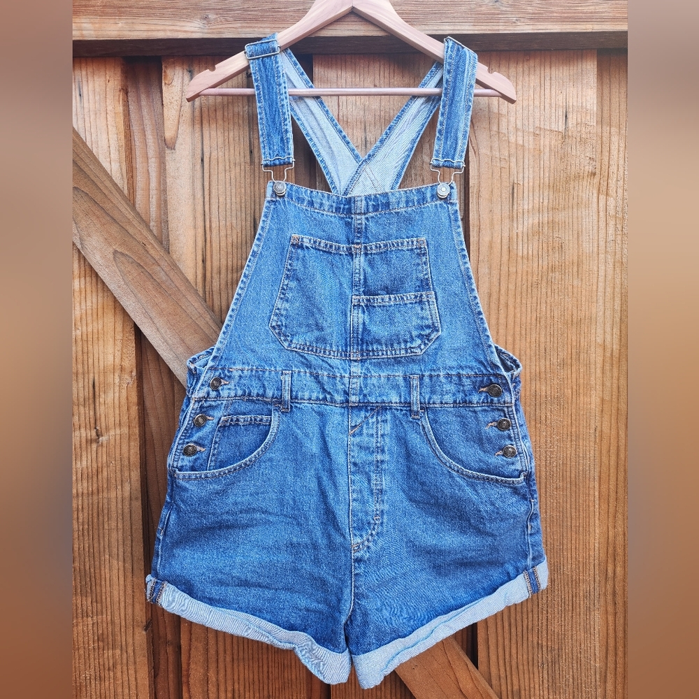 We The Free Ziggie Shortalls, overall shorts, Size M